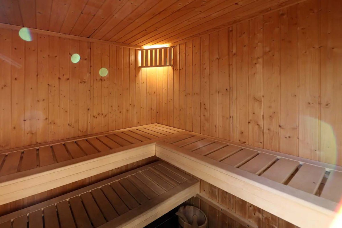 Vous pourrez profiter l'hiver de la chaleur du sauna