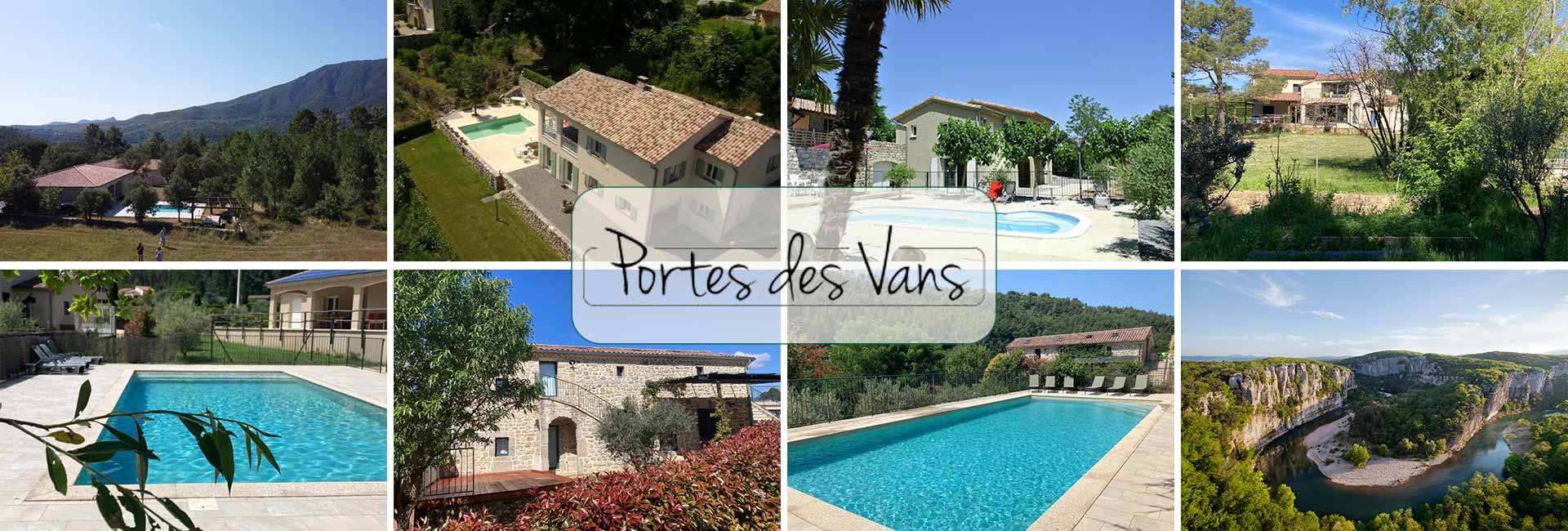 Réservez votre séjour aux Portes des Vans