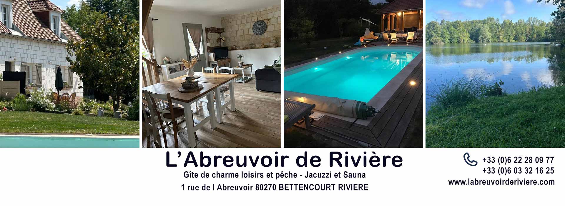 Réservez votre séjour à l'Abreuvoir de Rivière