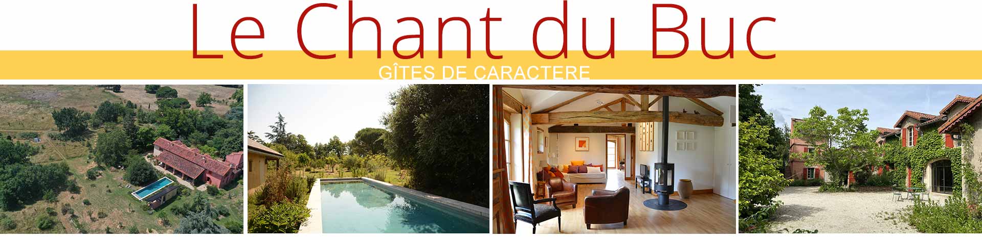 Réservez votre séjour au Chant du Buc