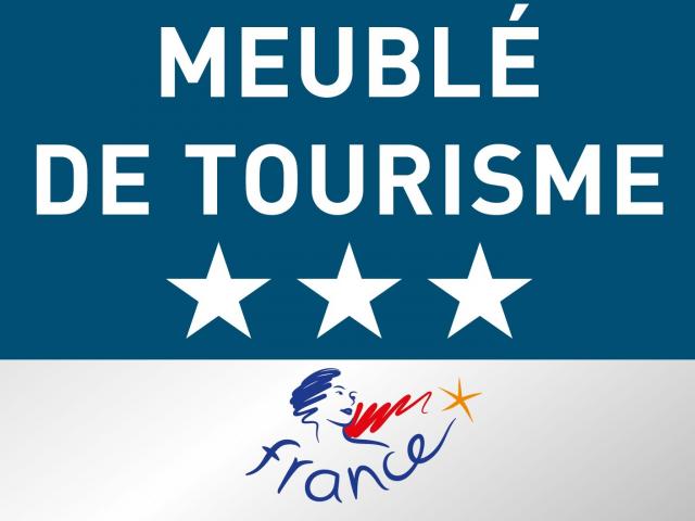 Labellisé meublé de tourisme 3 étoiles